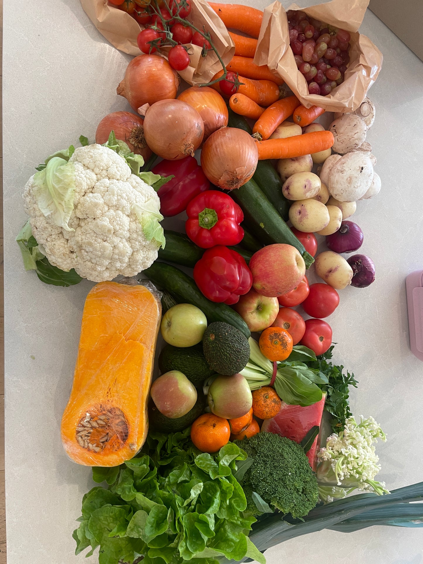 Family seasonal fruit and veg box