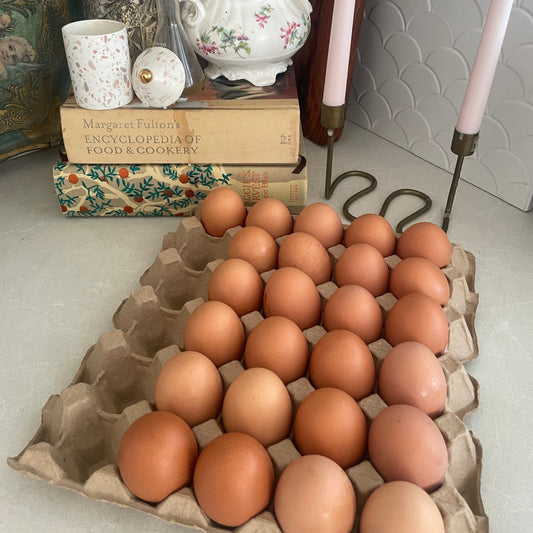 Farm fresh FREE RANGE eggs 30 tray