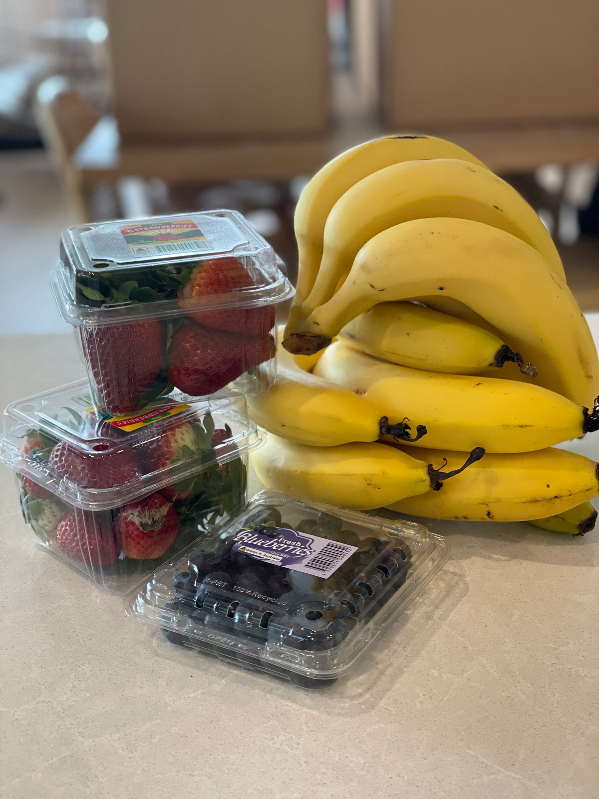 Bananas and berries add on