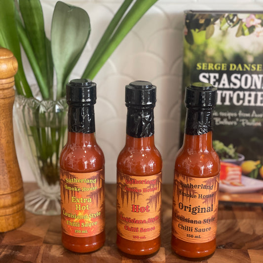 Sutherland smoke house Louisiana style chilli sauce