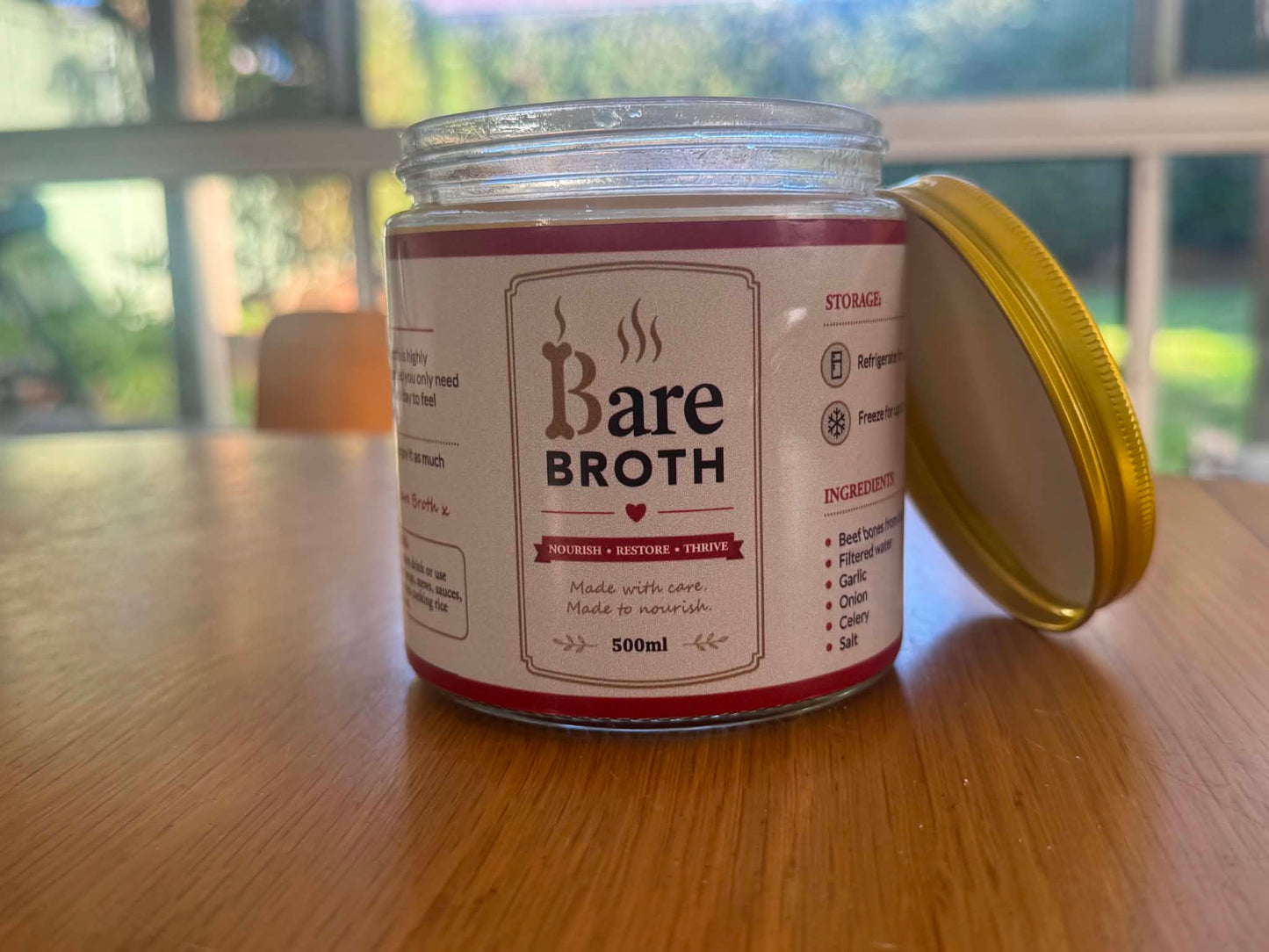 Bare Broth Local homemade Bone Broth